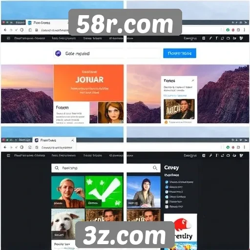 Evolução da interface do 58r.com ao longo do tempo