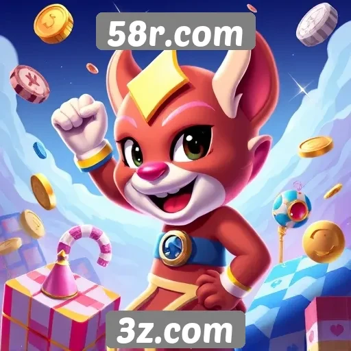 Variedade de jogos disponíveis em 58r.com